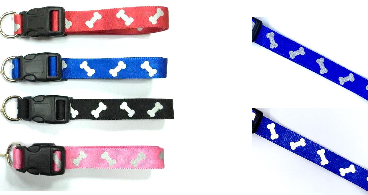 Reflective Pattern Dog Collar